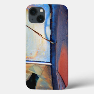 iPhone 13 Coque Pare-brise d'un vieux camion rouillé
