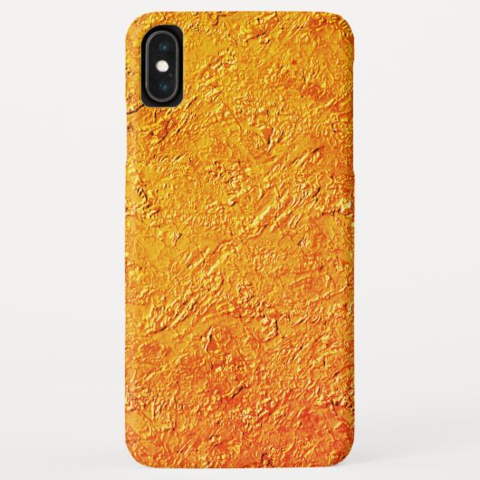Coques Case-Mate iPhone Parede défaitecom textura amarela e laranja (Dos)