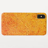 Coques Case-Mate iPhone Parede défaitecom textura amarela e laranja (Dos (Horizontal))