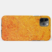 Coques Case-Mate iPhone Parede défaitecom textura amarela e laranja (Dos (Horizontal))