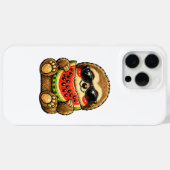 Coques Case-Mate iPhone Paresseux mignon avec pastèque (Verso (horizontal))
