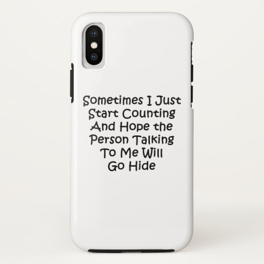 Coques Case-Mate iPhone Parfois, Je Commence À Compter (Dos)