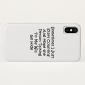 Coques Case-Mate iPhone Parfois, je commence juste à compter (Dos (Horizontal))