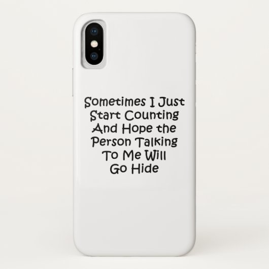Coques Case-Mate iPhone Parfois, je commence juste à compter (Dos)