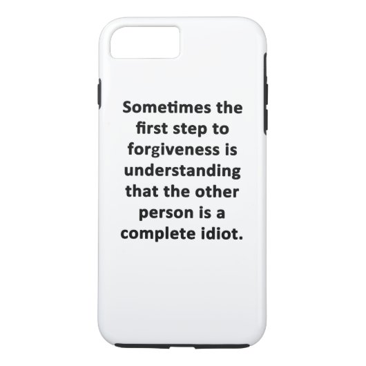 Coques Case-Mate iPhone Parfois le Premier Pas (Dos)