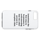 Coques Case-Mate iPhone Parfois le Premier Pas (Dos (Horizontal))