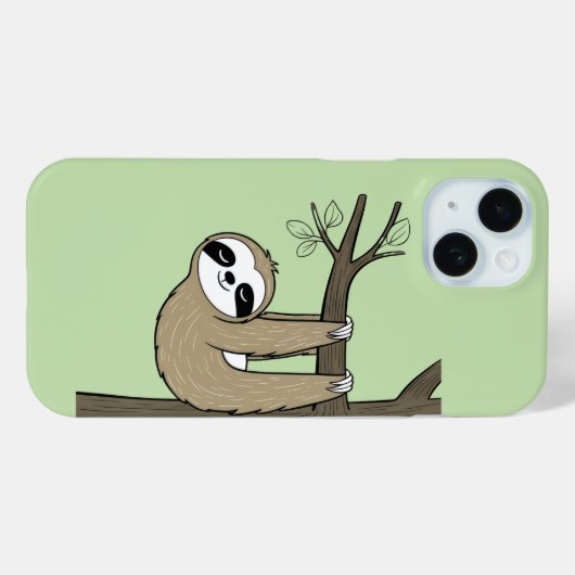 Coques Case-Mate iPhone Parfum dormant sur branche - Vert relaxant (Verso (horizontal))