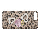 Coques Case-Mate iPhone Parfum & Perles Taupe Damask iPhone7PlusCoque dur (Dos (Horizontal))