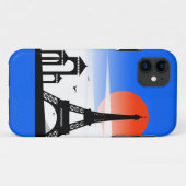 Coques Case-Mate iPhone Paris à Silhouette : Soleil Lumineux (Dos (Horizontal))