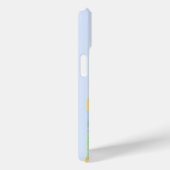 Coques Case-Mate iPhone Paris, France, Art du voyage, Preppy, Pastel, Bleu (Verso / Droite)