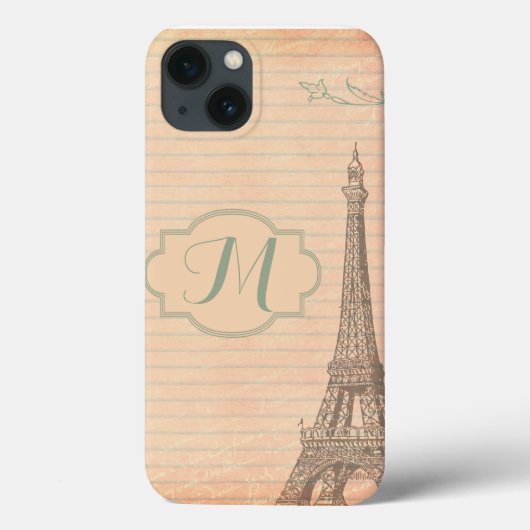 Coques Case-Mate iPhone Paris France Tour Eiffel Monogram IPAD Mini Case (Verso)