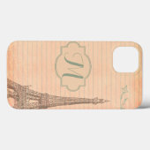 Coques Case-Mate iPhone Paris France Tour Eiffel Monogram IPAD Mini Case (Verso (horizontal))