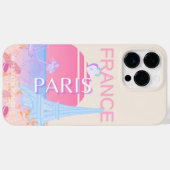Coques Case-Mate iPhone Paris, France, Travel Art, Preppy, Pastel (Verso (horizontal))