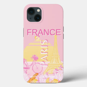 Case-Mate iPhone Case Paris, France, Travel Art, Preppy, Rose