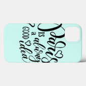 Coques Case-Mate iPhone Paris Is Always A Good Idea Script (Verso (horizontal))