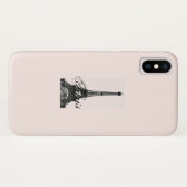 Coques Case-Mate iPhone Paris – La Tour Eiffel pastel Eiffelturm (Dos (Horizontal))
