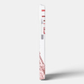 Coques Case-Mate iPhone Paris Scène et Fleurs roses Personnalisées (Verso / Gauche)