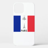 Coques Case-Mate iPhone Paris Theme Eiffel Tower French Flag (Verso)
