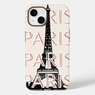 Coque Pour iPhone 14 Paris Travel Art, Travel Art, Pastel, Minimaliste