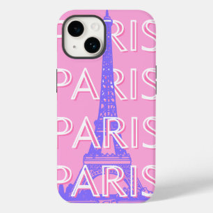 Coque Pour iPhone 14 Paris Travel Art, Travel Art, Rose