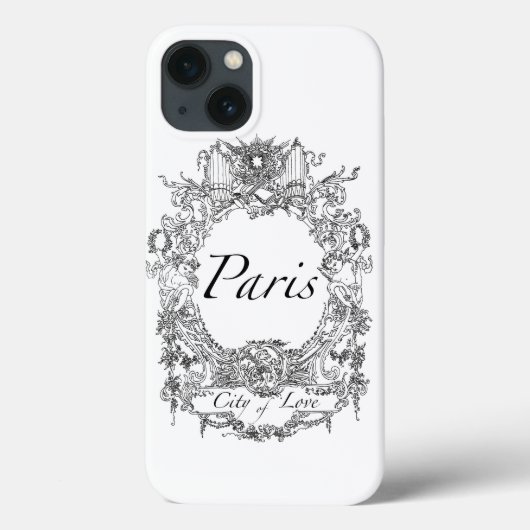 Coques Case-Mate iPhone Paris : Ville de l'Amour Illustration iPhone 6 Coq (Verso)
