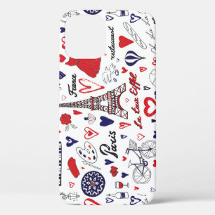 Case-Mate iPhone Case Paris vintage : Motif de ligne de voyage