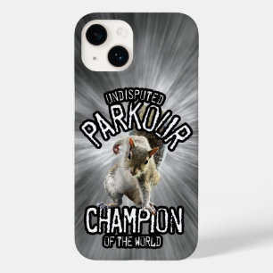 Coque Pour iPhone 14 Parkour Squirrel - drôle freerunning