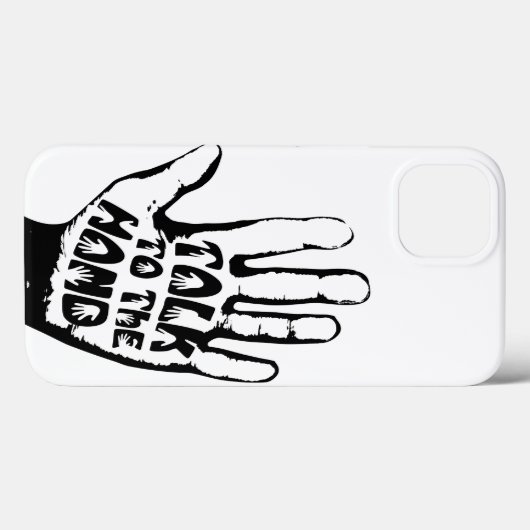 Coques Case-Mate iPhone Parler À La Main (Verso (horizontal))