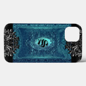 Coques Case-Mate iPhone Parocollet Greerly Vieux Monde Charme Monogramme (Verso (horizontal))