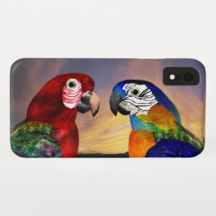 COQUE Case-Mate POUR iPhone PARROS HYPER /ARA ROUGE ET BLEU