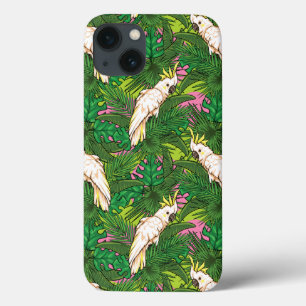 iPhone 13 Case Parrot Pattern