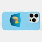 Coques Case-Mate iPhone Parrotfish - arrière - plan bleu dégradé | (Verso (horizontal))