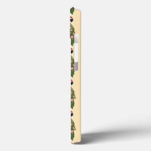 Coques Case-Mate iPhone Parrots de Zentangle (Verso / Gauche)