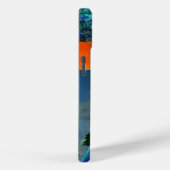 COQUES Case-Mate iPhone PARROTS HYPER /MONOGRAMME D'ARA BLEU (Verso / Droite)