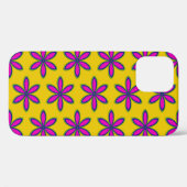 Coques Case-Mate iPhone Parterre de fleurs violettes (Verso (horizontal))