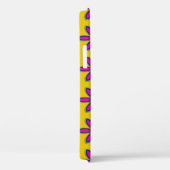 Coques Case-Mate iPhone Parterre de fleurs violettes (Verso / Droite)
