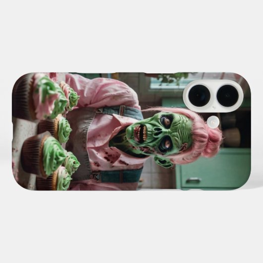 Coques Case-Mate iPhone Parti Cupcake Zombie (Verso (horizontal))