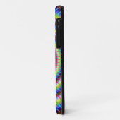 Coques Case-Mate iPhone Particules et vagues avec Motif Floral (Dos/Gauche)