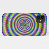 Coques Case-Mate iPhone Particules et vagues avec Motif Floral (Dos (Horizontal))
