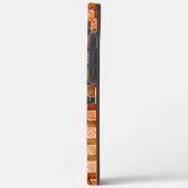 Coques Case-Mate iPhone Parties d'échecs orange arrondies formant de nouve (Verso / Gauche)