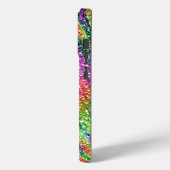 Coques Case-Mate iPhone Parties scintillant Abstraite Neon Rainbow Sparkly (Verso / Gauche)
