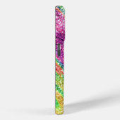 Coques Case-Mate iPhone Parties scintillant Abstraite Neon Rainbow Sparkly (Verso / Droite)