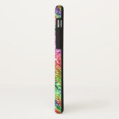 Coques Case-Mate iPhone Parties scintillant Abstraite Neon Rainbow Sparkly (Dos/Gauche)