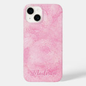 Coques Case-Mate iPhone Parties scintillant Abstraite rose moderne personn (Verso)