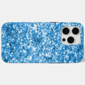 Coques Case-Mate iPhone Parties scintillant Aqua Blue Jewel (Verso (horizontal))