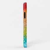 Coques Case-Mate iPhone Parties scintillant arc-en-ciel (Dos/Droite)