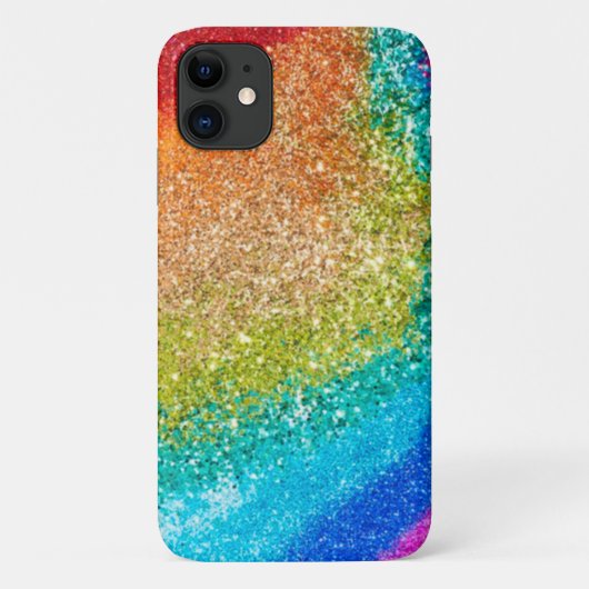 Coques Case-Mate iPhone Parties scintillant arc-en-ciel (Dos)