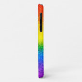 Coques Case-Mate iPhone Parties scintillant arc-en-ciel chic rayures Nom d (Dos/Gauche)