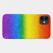 Coques Case-Mate iPhone Parties scintillant arc-en-ciel chic rayures Nom d (Dos (Horizontal))