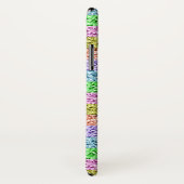 Coques Case-Mate iPhone Parties scintillant arc-en-ciel moderne Nom du scr (Dos/Droite)
